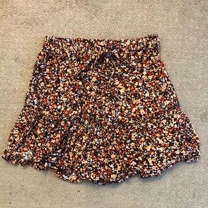 Cotton-on floral skirt